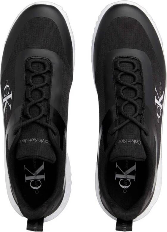 Calvin Klein Jeans Casual Zwarte Textiel Sneakers oor Heren Black Heren