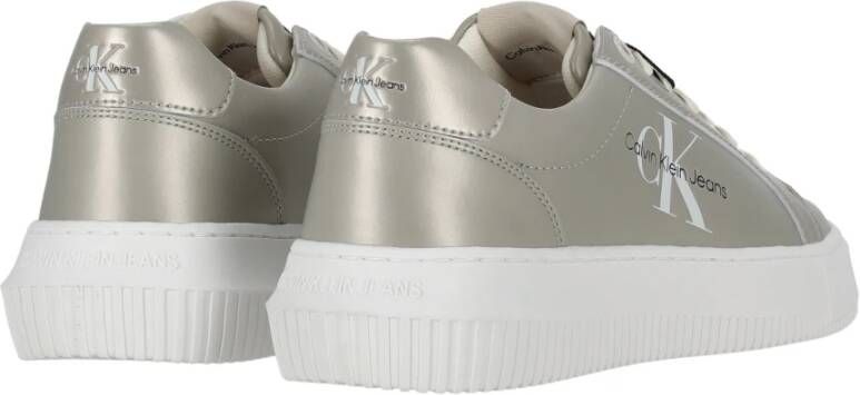 Calvin Klein Jeans Chunky Cupsole Laceup Leren Sneakers