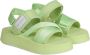 Calvin Klein Jeans Flat Sandals Green Dames - Thumbnail 3