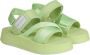 Calvin Klein Jeans Flat Sandals Groen Dames - Thumbnail 2