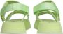 Calvin Klein Jeans Flat Sandals Groen Dames - Thumbnail 3