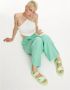 Calvin Klein Jeans Flat Sandals Green Dames - Thumbnail 7