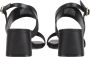 Calvin Klein Jeans Dames sandalen an zwart leer Black Dames - Thumbnail 6