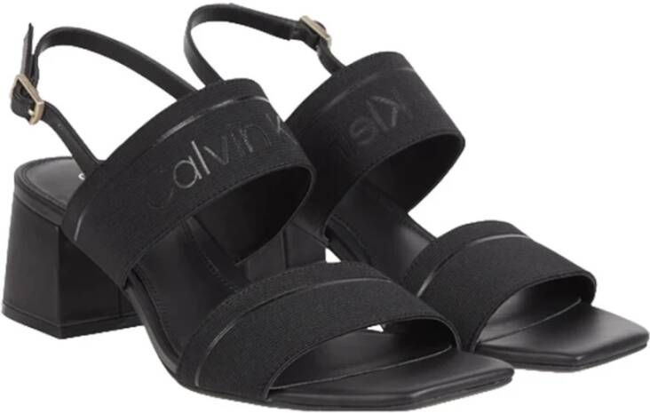 Calvin Klein Jeans High Heel Sandals Zwart Dames