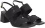 Calvin Klein Jeans Dames sandalen an zwart leer Black Dames - Thumbnail 7