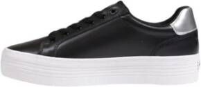 Calvin Klein Jeans Lage Leren Sneaker Damescollectie Black Dames