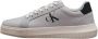 Calvin Klein Sportieve Grijze Sneakers met Printdetails Gray Heren - Thumbnail 8