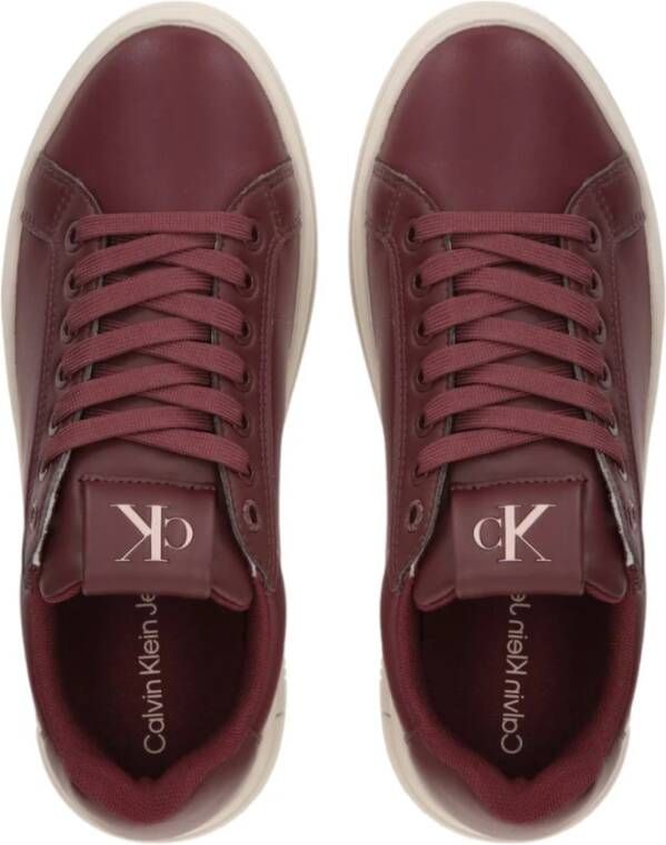 Calvin Klein Jeans Lage Sneakers Red Dames
