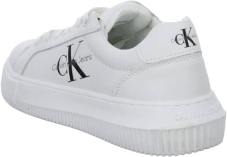 Calvin Klein Jeans Lage Sneakers White Dames