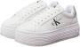 Calvin Klein Plateausneakers BOLD PLATF LOW LACE LTH ML MTL met zijlogo vrijetijdsschoen lage schoen veterschoen - Thumbnail 19