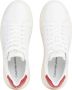 Calvin Klein Sportieve witte vetersneakers met print White Heren - Thumbnail 15
