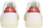 Calvin Klein Sportieve witte vetersneakers met print White Heren - Thumbnail 16