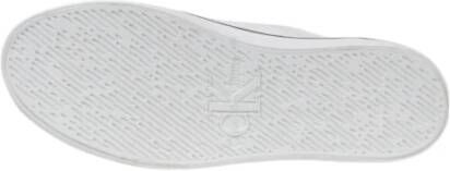 Calvin Klein Jeans Leren Dames Sneakers Lente Zomer Collectie White Dames