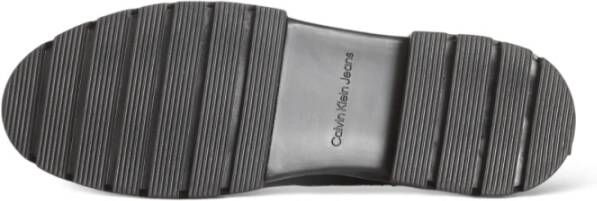 Calvin Klein Jeans Leren Enkellaarsjes Trendy Stijl