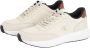 Calvin Klein Jeans Leren Heren Sneakers Lente Zomer Collectie Beige Heren - Thumbnail 4