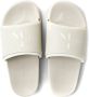 Calvin Klein Jeans Monogram Eggshell Creamy Pantoffels Beige Dames - Thumbnail 5