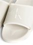 Calvin Klein Jeans Monogram Eggshell Creamy Pantoffels Beige Dames - Thumbnail 7