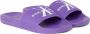 Calvin Klein Jeans Monogram Paarse Slippers Purple Dames - Thumbnail 3
