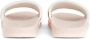 Calvin Klein Jeans Peach Blush White Monogram Slippers Beige Dames - Thumbnail 5