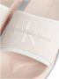 Calvin Klein Jeans Peach Blush White Monogram Slippers Beige Dames - Thumbnail 7