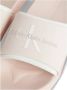 Calvin Klein Jeans Peach Blush White Monogram Slippers Beige Dames - Thumbnail 8