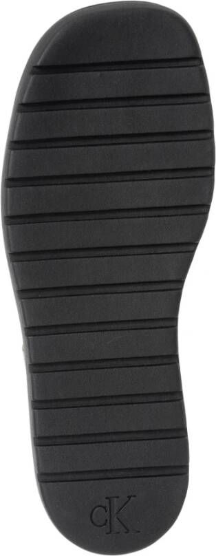 Calvin Klein Jeans Sandalen met verstelbare band effen kleur