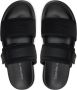 Calvin Klein Jeans Zwarte Dubbele Bar Platte Sandaal Black Heren - Thumbnail 20