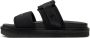 Calvin Klein Jeans Zwarte Dubbele Bar Platte Sandaal Black Heren - Thumbnail 21