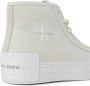 Calvin Klein Jeans Beige Plain Damessneakers Rubberen Zool Beige Dames - Thumbnail 3