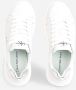 Calvin Klein Witte Polyester Sneaker met Contrasterende Details White Dames - Thumbnail 8