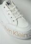 Calvin Klein Jeans Witte Casual Leren Sneakers oor rouwen White Dames - Thumbnail 5