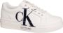 Calvin Klein Witte Polyester Sneaker met Contrasterende Details White Dames - Thumbnail 9