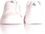 Calvin Klein Essentiële witte sneakers met blauwe details White Heren - Thumbnail 13