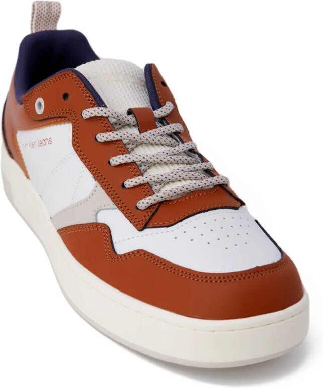 Calvin Klein Jeans Stijlvolle Leren Sneakers met Veters Multicolor Heren