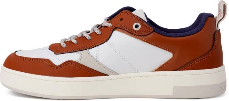 Calvin Klein Jeans Stijlvolle Leren Sneakers met Veters Multicolor Heren