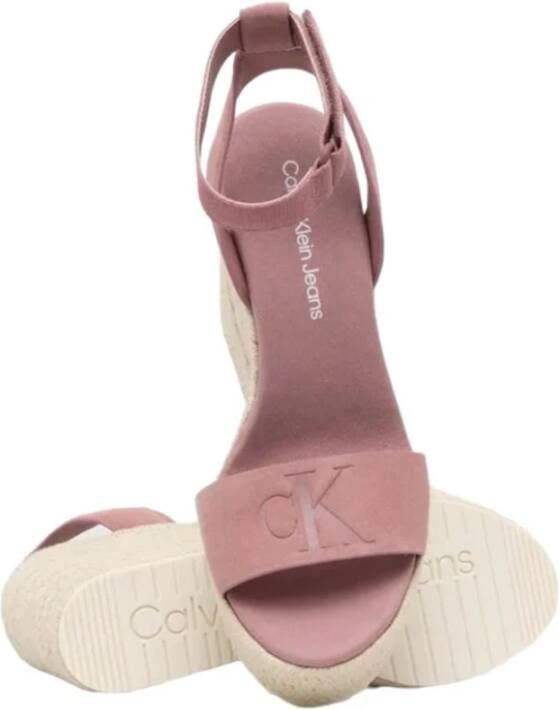 Calvin Klein Jeans Wig Sandalen Pink Dames