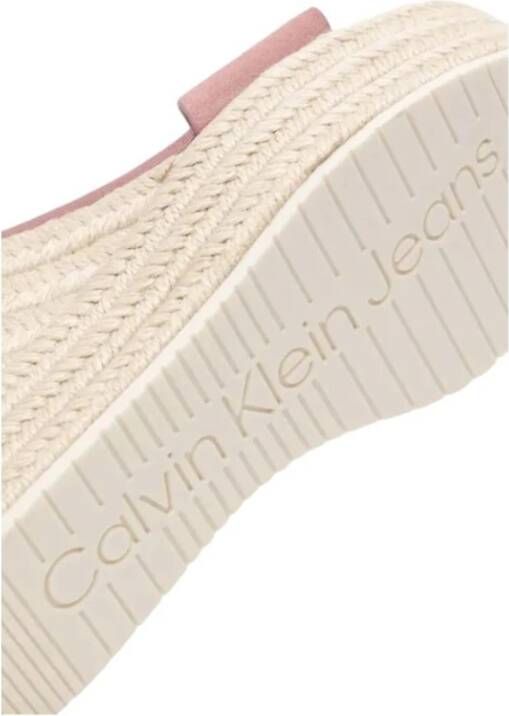 Calvin Klein Jeans Wig Sandalen Pink Dames