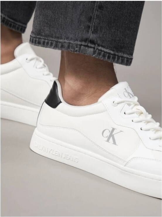 Calvin Klein Jeans Witte Lage Sneaker