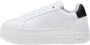 Calvin Klein Jeans Witte Leren Veterschoenen - Thumbnail 2