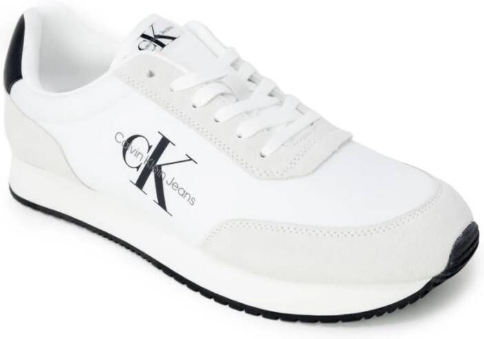 Calvin Klein Jeans Witte sneakers voor heren van Calvin Klein Wit Heren