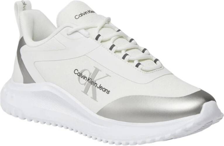 Calvin Klein Jeans Witte sportieve synthetische sneakers voor vrouwen
