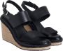 Calvin Klein Jeans Zwarte Casual Damessandalen met Hennepzool - Thumbnail 3