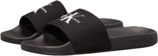 Calvin Klein Jeans Zwarte Casual Textiel Dames Sandalen