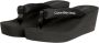 Calvin Klein Jeans Zwarte Casual Textiel Dames Sandalen Black Dames - Thumbnail 6