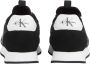 Calvin Klein Jeans Zwarte casual textielsneakers oor heren Black Heren - Thumbnail 3