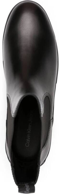 Calvin Klein Jeans Zwarte Combat Chelsea Enkellaarzen Black Heren