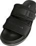 Calvin Klein Jeans Zwarte Dubbele Bar Platte Sandaal Black Heren - Thumbnail 16