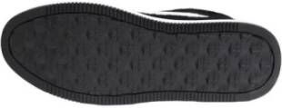 Calvin Klein Jeans Zwarte leren lage sneakers