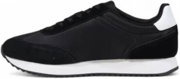 Calvin Klein Jeans Zwarte Leren Veterschoenen
