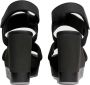 Calvin Klein Jeans Zwarte Sleehak Sandaal Webbing Vrouwen Black Dames - Thumbnail 18